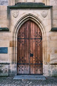 Old ancient door Stock Photos