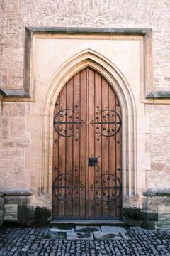 Old ancient door Stock Photos