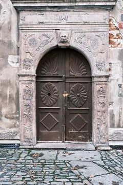 Old ancient door Stock Photos