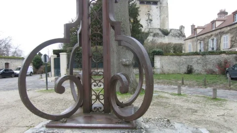 Old ancient historical medieval infrastructure Stock Footage 126775967