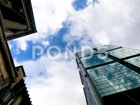 Old and new architecture Stock Photos