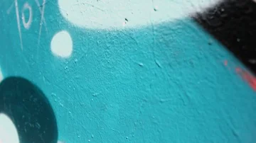 Old and New Graffiti close Up Video stock 85733384