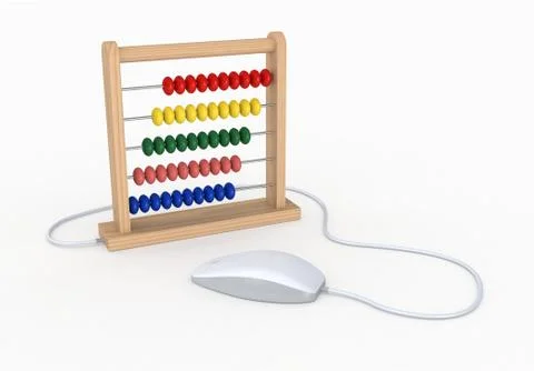Old and new technologies, humorous concept Illustrazione stock