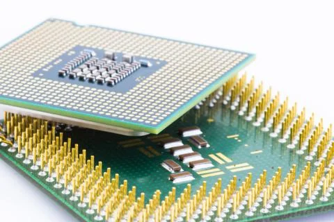 Old and new type of processor Фото