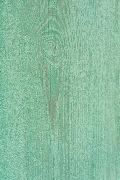 Old and peeling paint over time, the green paint peeled off from the old boar Stock Photos