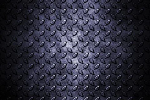Old and rust diamond plate. metal background and texture. Stock Illustration