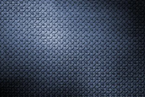 Old and rust diamond plate. metal background and texture. Stock Illustration