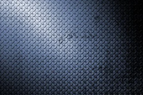 Old and rust diamond plate. metal background and texture. Stock Illustration