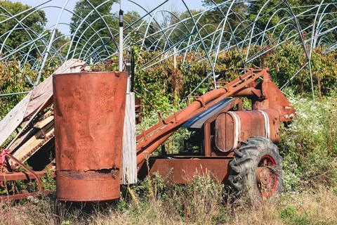 Old and rusted tracker Stock Photos