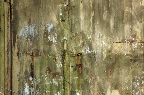 Old and rusty  iron wall 스톡 사진