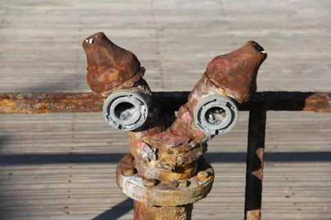 Old  And Rusty Pipe System Photos