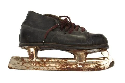 Old and rusty skates Stock Photos