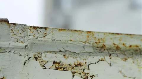 Old And Rusty Window, Rust, Decay,  Dust, Dirt, Negligence, Tilt Video stock 46931596