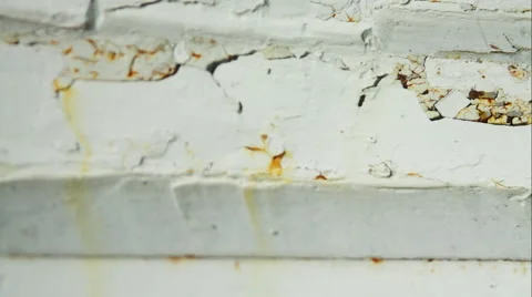 Old And Rusty Window, Rust, Decay, Negligence,  Macro, Pan Video stock 46931632