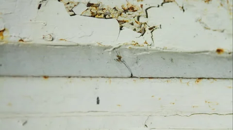 Old And Rusty Window, Rust, Decay,  Cracks, Negligence, Tilt Stock Footage 46931686