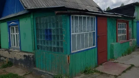 Old and shaky house Stock Footage 310794832