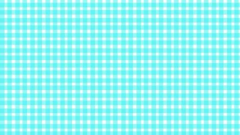 Old and trendy checked textile pattern in cyan and white color for shirts and Stock Illustration