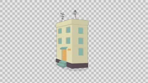 Old Animated House Vidéo 56725091