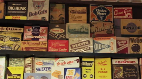 Old antique boxes Video stock 50814565