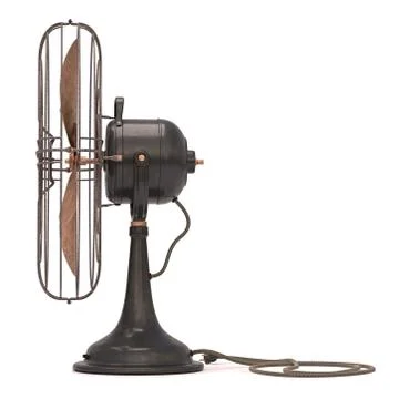 Old Antique Fan Stock Illustration