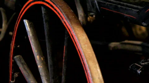 Old Antique Wagon Stock Footage 850354