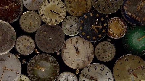 Old antique watch rotating. Stock Footage 70153427