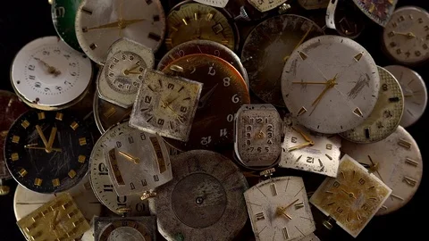 Old antique watch rotating. Stock Footage 71524758