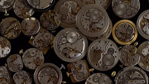 Old antique watch rotating. Stock Footage 71526898