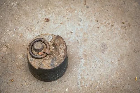 Old antique weight Stock Photos