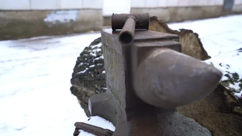 Old anvil Stock Footage 103064391