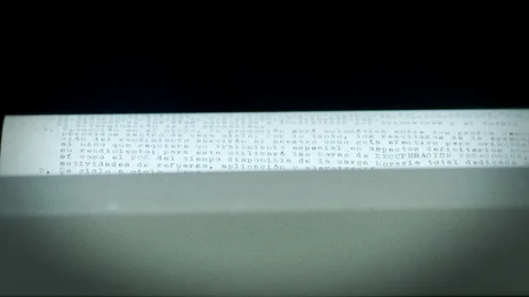 Old Apple macintosh computer on black background Stock Footage 104334848