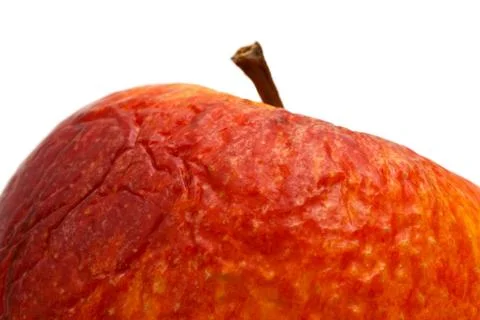 Old apple macro Stock Photos