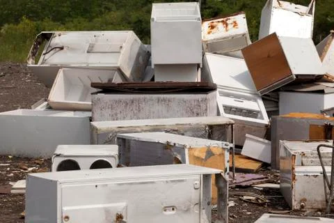 Old appliances Stock Photos