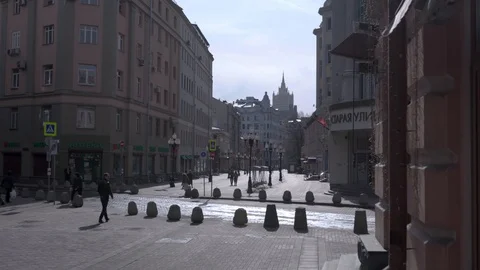 Old Arbat2 Stock Footage 128190902