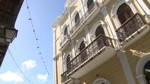 Old Architecture Buildings Stock Footage 75243624