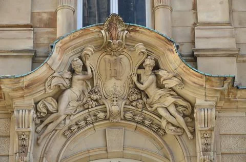 Old architecture in Cologne, Germany Stock Photos