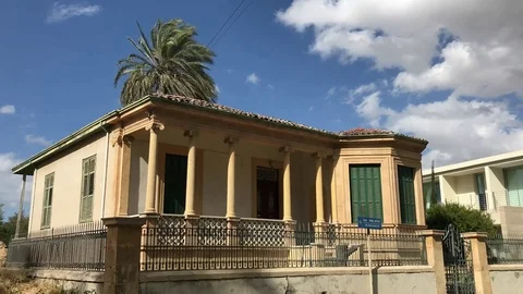 Old Architecture House Timelapse Multiple Shots Video stock 100197876