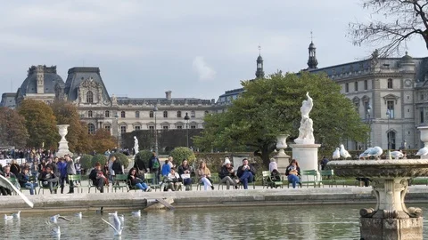 The old architecture of Paris. Stock Footage 102956401