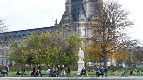 The old architecture of Paris. Stock Footage 102956422