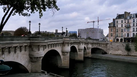 The old architecture of Paris. Stock Footage 102956476