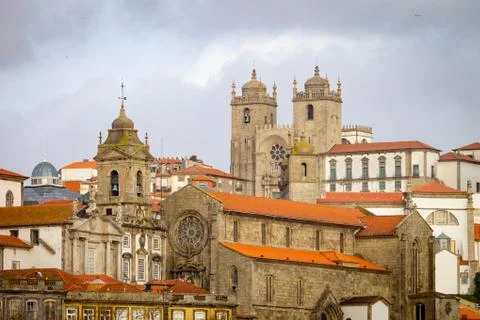 Old Architecture at Porto Stock Photos