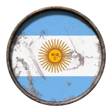 Old Argentina flag Stock Illustration