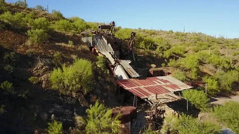 Old Arizona Mine 2 Stock Footage 80206408