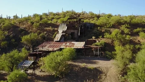 Old Arizona Mine 3 Stock Footage 80206412