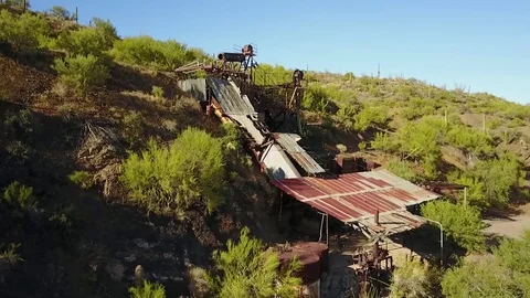 Old Arizona Mine 4 Stock Footage 80206420
