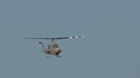 Old army helicopter Stock Footage 204829427