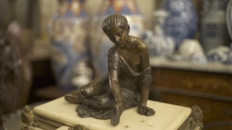 An old art piece Stock Footage 124609192