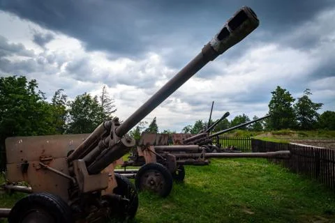 Old artillery Stock Photos