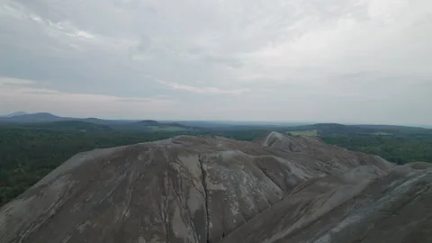 Old asbestos mine Video stock 246022187