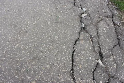 The old asphalt track Foto stock